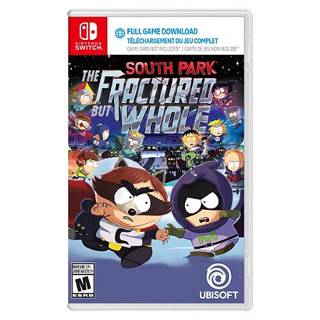 South Park The Fractured But Whole - SWITCH [EUA] (código para download + caixa)