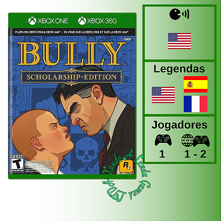 Bully Scholarship Edition - XBOX 360 / XBOX ONE [EUA]