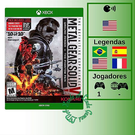 Metal Gear Solid V The Definitive Experience - XBOX ONE [EUA]