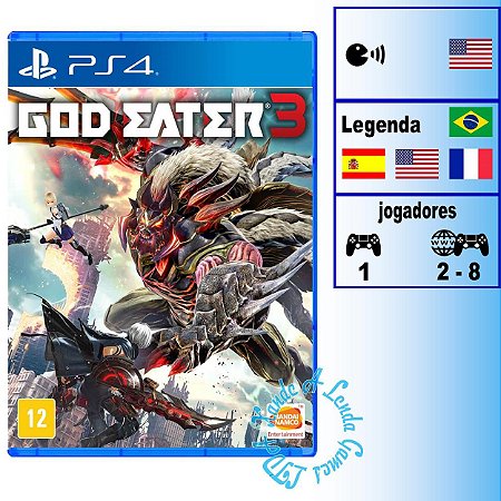 God Eater 3 - PS4 - Novo