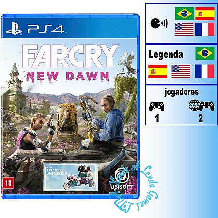 Far Cry New Dawn - PS4 - Novo