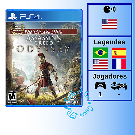 Assassin's Creed Odyssey Deluxe Edition - PS4 [EUA]