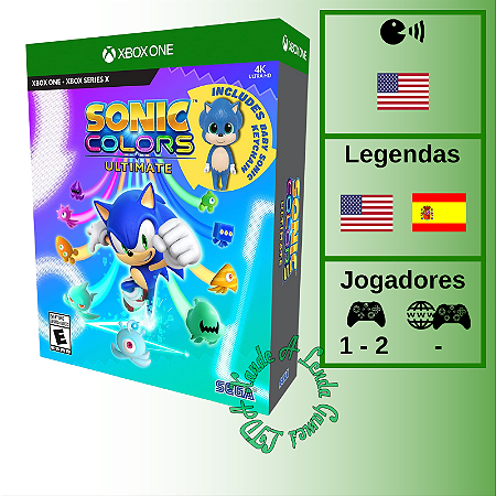 Sonic Colors Ultimate Launch Edition - XBOX ONE / XBOX SERIES X [EUA]