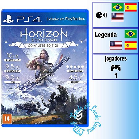 Horizon Zero Dawn Complete Edition - PS4 - Novo