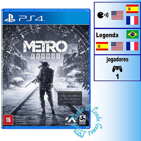 Metro Exodus - PS4 - Novo