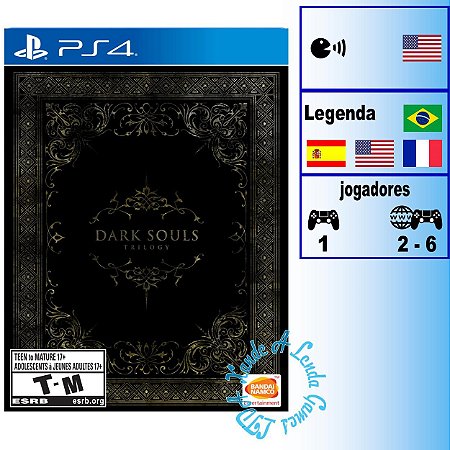 Comprar Dark Souls Trilogy Steelbook para PS4 - mídia física - Xande A  Lenda Games. A sua loja de jogos!