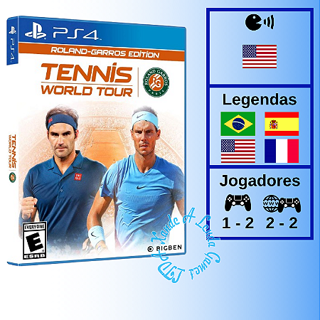 Tennis World Tour Roland-Garros Edition - PS4 [EUA]