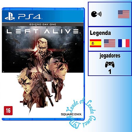 Left Alive Edição Day One - PS4 - Novo