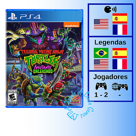 Teenage Mutant Ninja Turtles Mutants Unleashed - PS4 [EUA]