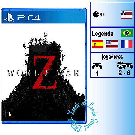 World War Z - PS4 - Novo