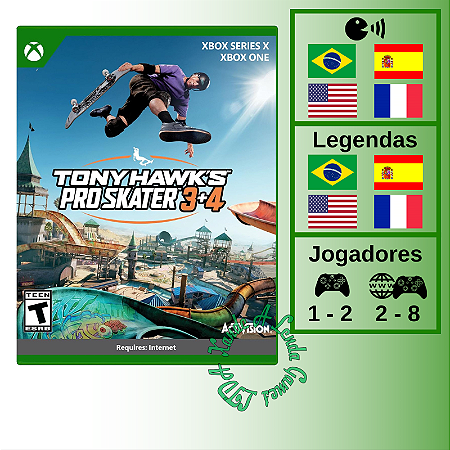 Tony Hawk's Pro Skater 3 + 4 - XBOX ONE / XBOX SERIES X [EUA]