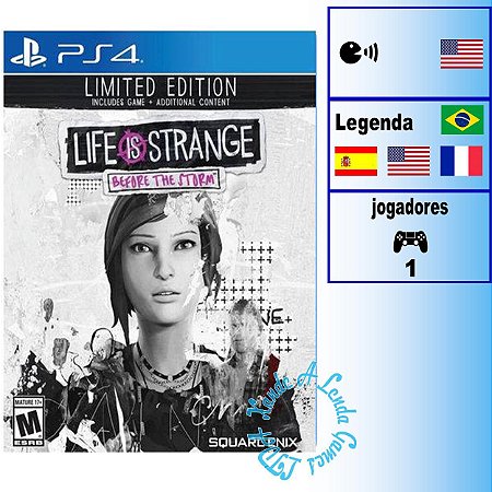 Life Is Strange: Before The Storm - Blu-ray - Ps4-padrão-playstation_4