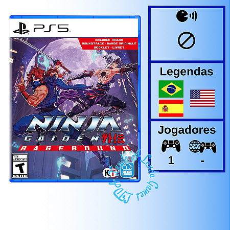 Ninja Gaiden Ragebound - PS5 [EUA]