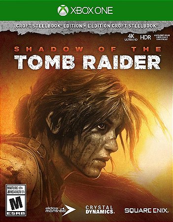 Shadow of the Tomb Raider Croft Steelbook Edition - XBOX ONE [EUA]
