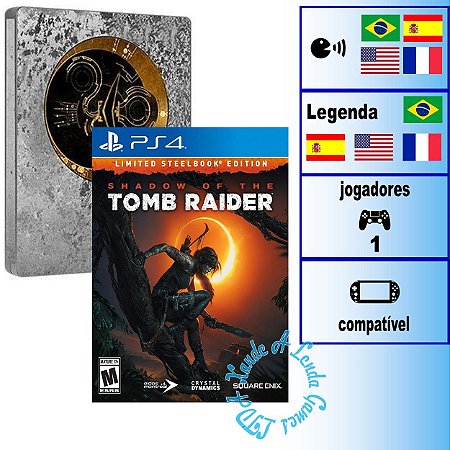Shadow of the Tomb Raider Limited Steelbook Edition - PS4