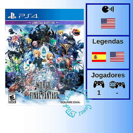 World of Final Fantasy Limited Edition - PS4 [EUA]