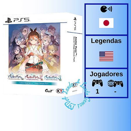 Atelier Ryza Secret Trilogy Deluxe Pack - PS5 [ÁSIA]