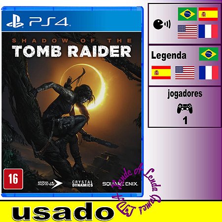 Shadow of the Tomb Raider - PS4 - Usado