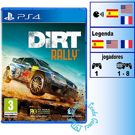 Dirt Rally - PS4 - Novo [EUROPA]