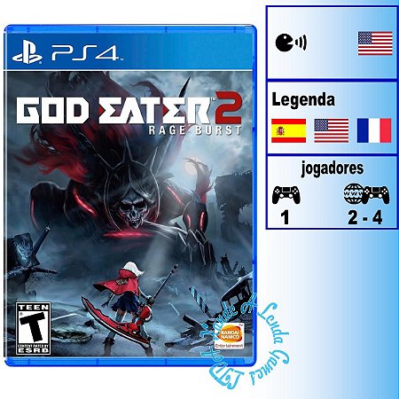 God Eater 2 Rage Burst - PS4 - Novo