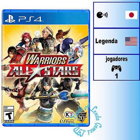 Warriors All Stars - PS4 - Novo