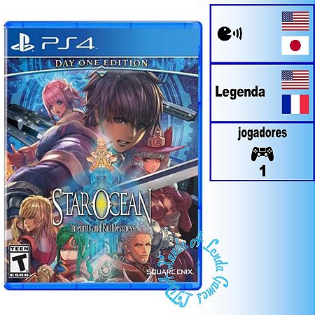 Star Ocean Integrity and Faithlessness Day One Edition - PS4 - Novo