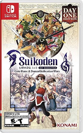 Suikoden I & II HD Remaster Gate Rune and Dunan Unification Wars Day One Edition - SWITCH [EUA]