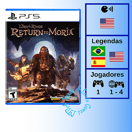 The Lord of the Rings Return to Moria - PS5 [EUA]