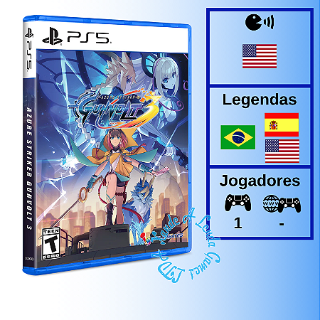 Azure Striker Gunvolt 3 - PS5 [EUA]