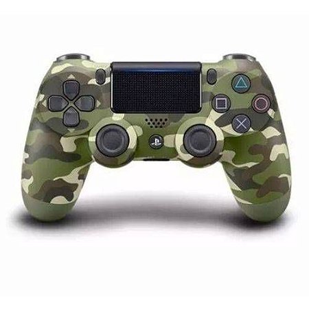 Controle Dualshock 4 - PS4 - Novo - Verde Camuflada