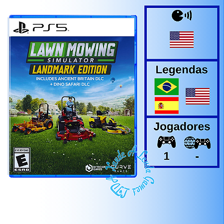 Lawn Mowing Simulator Landmark Edition - PS5 [EUA]