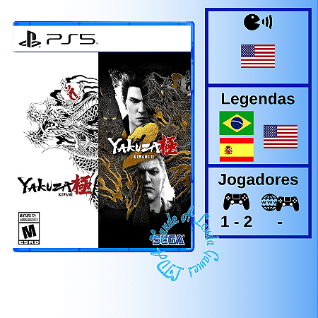 Yakuza Kiwami + Yakuza Kiwami 2 - PS5 [EUA]