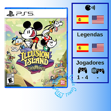 Disney Illusion Island Starring Mickey & Friends - PS5 [EUA]