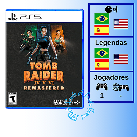 Tomb Raider IV-VI Remastered - PS5 [EUA]