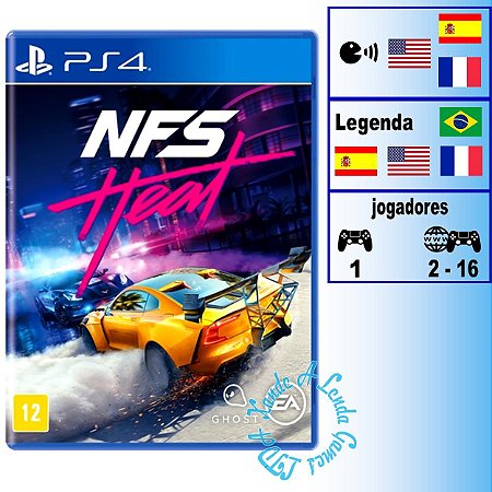 Need for Speed Heat - PS4 - Novo