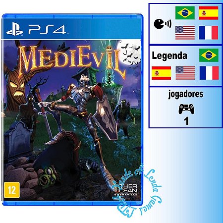 Medievil - PS4 - Novo