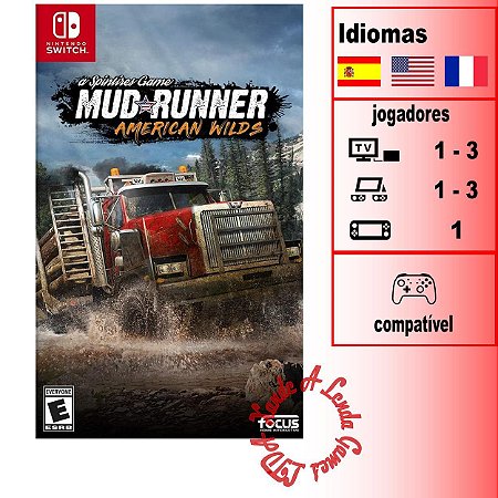 Spintires Mudrunner: American Wilds - SWITCH - Novo