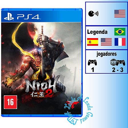 Nioh 2 - PS4 - Novo