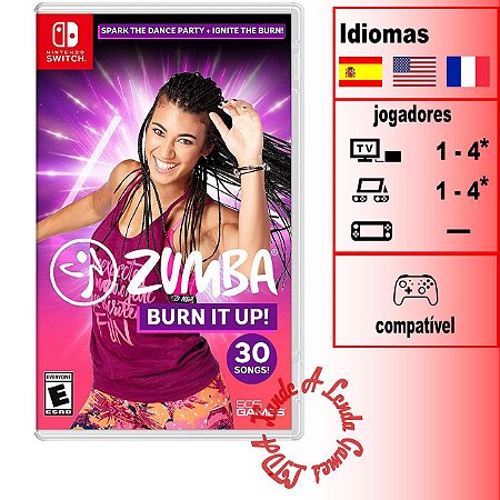 Zumba Burn It Up! - SWITCH - Novo