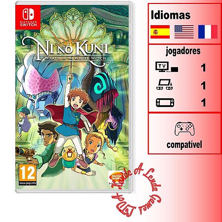 Ni No Kuni Wrath of the White Witch - SWITCH - Novo [EUROPA]