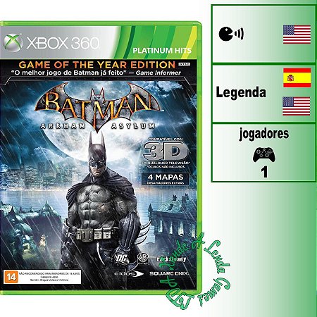 Como introduzir legendas em PT no Batman Arkham Asylum Xbox 360 RGH-JTAG 