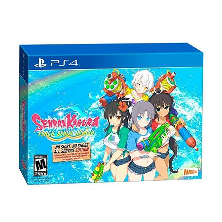 Senran Kagura Peach Beach Splash: No Shirt No Shoes All Service Edition - PS4 - Novo
