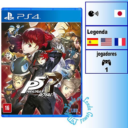 Persona 5 Royal Edition - PS4 - Novo