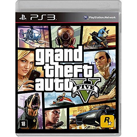 Grand Theft Auto 5 (GTA V) - PS3 - Novo