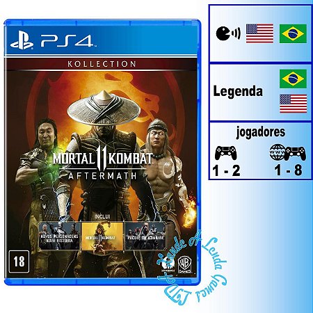 Mortal Kombat 11 Aftermath Kollection - PS4 - Novo