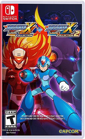 Mega Man X Legacy Collection 1 + 2 - SWITCH - Novo