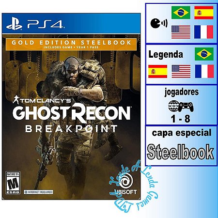 Tom Clancy's Ghost Recon Breakpoint Gold Edition Steelbook - PS4