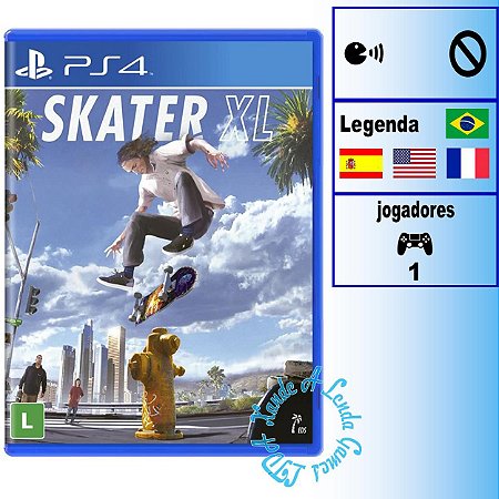 Skater XL - PS4 - Novo