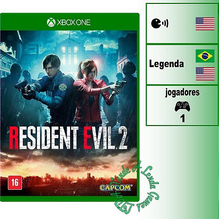 Resident Evil 2 - XBOX ONE - Novo