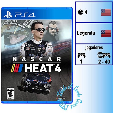 Nascar Heat 4 - PS4 - Novo